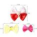 nuosen 50PCS Dog Hair Bows Pet Hair Bows Tie Puppy Rubber Bands Hair Grooming Accessories - Buy Online on GoSupps.com
