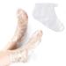 Lot de 200 sacs de p dicure jetables en plastique transparent pais avec autocollants pour p dicure et spa