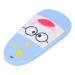 Soft Silicone Baby Teething Toy - Slipper Shaped Design, Textured Patterns, Blue Color - Buy Online on GoSupps.com