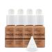 Glamza Phoera Full Coverage Makeup Kit - 24-Hour Long Lasting Oil Control, Flawless Matte Matte Concealer Cream, with 4 x 30ml Foundation and Sponge in