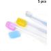 UKD Pulabo 5Pcs Travel Toothbrush Head Covers - Compact & Reusable Plastic Cases in Random Colors for Easy Travel - Buy Online on GoSupps.com
