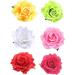 Flower Hairpin Wedding Sweet Rose Brooch Party Hair Clip Jewelry Accessories Red Clips Barrettes  - Buy Online on GoSupps.com