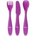 Vital Baby Nourish Perfectly Simple Cutlery 15pk - Baby Weaning and Feeding Set - Bright Colors - BPA Free - Durable - 12m - Buy Online on GoSupps.com