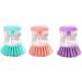 Allayu PP Cookware Brush Nonslip Replacement Solid Color Detachable Washable Ergonomic Cooking Pan Pot Bowl Cleaning Brushes Purple - Buy Online on GoSupps.com