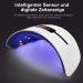 LKE UV Lamp for Gel Nails - 36W Portable Nail Dryer with USB Charging 30/60/90s Timer LCD Display & Infrared Sensor - Perfect for All Gel Types - Buy Online on GoSupps.com