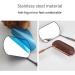 rongweiwang Eyelash Mirror Makeup Checking Beauty Tool Long Handle Mirrors Accessory for Check Portable Stainless Steel Durable Colorful - Buy Online on GoSupps.com