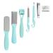 1 set pedicure set nail-kit nail manicure-set foot pedicure kit razor made of stainless steel filing remover for feet fingernail kit footfille kit nail clips p.s peeling