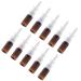 Minkissy 10st perfume bottle water spray bottle nasal press spray bottle 10 ml refillable spray bottle nasal spray fine fog nasal spray nasal sprayer from plastic travel empty bottle pp