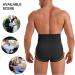 OLIns Men's Compression Tummy Control Shorts | High Waist Body Shaper & Slimming Girdle Pants | XXL White Shapewear - Buy Online on GoSupps.com