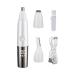 2024 Professional Painless Eyebrow Face And Nose Hair Trimmer For Men And Women Men's Nose Hair Trimmer IPX7 Waterproof USB Charging Easy To Clean Multifunctional Nose Hair Trimmer(Color:White)