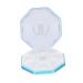 Aluminum Alloy Medicine Box Holder Pulverizer Medicine Cutter Splitter Cutter Medicine Storage Boxes Tablet Cutter Cutter 8.7x8.7cm Blue