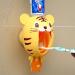 Cisixin Automatic Baby Toothbrush Dispenser - Hands-Free Kids Toothpaste Dispenser (Tiger) | Cute Cartoon Toothpaste Squeezer for Easy Oral Care - Buy Online on GoSupps.com