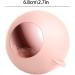 Portable Pink Lint Roller Hair Remover Ball | Reusable & Washable ABS Multifunctional Lint Remover for Clothing & Pet Hair - Ideal for Travel - Buy Online on GoSupps.com