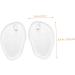 FRCOLOR 12 Pairs Forefoot Pads for Sandals | Gel Metatarsal Cushion & Heel Protectors - Soft Transparent Pain-Free Support - Buy Online on GoSupps.com