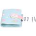 Nail Care Kit for Girls Student-friendly Manicure Set with Cute Cartoon Clippers and Scissors Utensil Tools Includes Essential Shower Squeegees (3418A Fruit Button-Peach) - Buy Online on GoSupps.com
