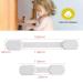 KWKW Child Safety Belt Locks - 10 Pack for Cupboards Drawers & Toilets - Black Baby Safety Locks - Buy Online on GoSupps.com