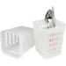 Cutlery Basket Dishwasher Basket Plastic Cutlery Sieve Cutlery Draining Storage Basket Chopsticks Storage Basket 8cm*13.5cm*10.7cm White - Buy Online on GoSupps.com