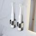 Zerodeko Electric Toothbrush Holder - Wall-Mounted Stainless Steel Container for Toothbrush Heads & Razors | 2-Stick Design for Easy Organization - Buy Online on GoSupps.com