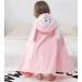 Hilmocho Baby Hooded Bath Towel Swaddle Wrap Blanket | Soft Coral Velvet | Absorbent for Swimming & Shower | Pink Rabbit Design - Buy Online on GoSupps.com