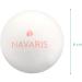 Navaris Massage Ball Set - Fascia & Trigger Point Self-Massage Balls for Foot Pain Relief - Lacrosse Style - White & Pink - Buy Online on GoSupps.com
