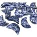 Natural Crystal Rough 1PC Natural Blue Dot Jasper Moon Shaped Crystal Gemstone Stones Decor Crafts Natural Stones and Crystals - Buy Online on GoSupps.com