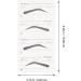 TOPBATHY Pochoirs Sourcils Jetables en Papier 6 Mod les Diff rents pour Maquillage Pr cis Autocollants Sourcils pour Femme Outil Compact et Pratique Facile - Buy Online on GoSupps.com