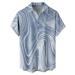 Tavorpt Hawaiian Shirt for Men Slim Fit, Mens Button Down Casual Shirts Short Sleeve Beach Tropical Printed Floral Shirts Pink 3X-Large