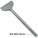 SPKLINE 4.5 Inch Wide Machine Sharpened Tile & Thinset Removal Scaling Chisel Bit Thinset Scraper & Floor Scraper  SDS MAX Shank Semicircle Shape Scaling Blade  (4.5" X 14") - Buy Online on GoSupps.com