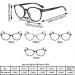 TBHOME Blue Light Blocking Reading Glasses for Men & Women - Comfortable Radio Frame with Flexible Hinge | 2 & 2.5 Magnification - Buy Online on GoSupps.com