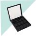 FOYTOKI 4 Pcs 12 Empty Eyeshadow Palette Empty Eyeshadow Dish Depotting Makeup Containers DIY Empty Black - Buy Online on GoSupps.com