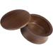 Men's Wooden Shaving Bowl - HEALLILY Shaving Soap Cream Cup with Lid for Home & Shop Use - Buy Online on GoSupps.com
