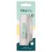 Truyu Tweezer Kit - Set of 2 Includes one Full Size Slant Tweezer and One Mini Slant Tweezer. Perfect for Facial Hair Removal For Women and Eyebrow Tweezers