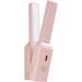 Mini Hair Straightener Curler - Portable USB Fast Heating Flat Iron - Ergonomic Design - Versatile Styling Tool in Pink - Buy Online on GoSupps.com