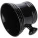 Buy Black Plastic Shaving Bowl for Men Foam Shaving Shell with Handle | Perfect for Soap & Cream - Buy Online on GoSupps.com