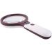 Magnifying Glasses for Hobbies Reading Magnifier Handheld 4 Times 30 Times Old Man Reading Mobile Phone Repair High Magnification Magnifying Glass with HD Vision