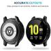 Tensea 2Pack Samsung Galaxy Watch Active 2 Screen Protector Case 44mm - Full Around Cover for Galaxy Watch Active2 44 - Black - Buy Online on GoSupps.com