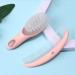 Baby Hair Brush and Comb Set - Gentle Massage Scalp Brush for Newborns and Toddlers (Pink) - 2 Piece Set - Buy Online on GoSupps.com