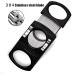 Cigar Cutter Accessories Cigar Guillotine Double Blade Metal Cigar Clippers Exquisite Stainless Steel Scissors Accessories for Cigar Lovers - Buy Online on GoSupps.com