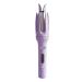 Rotating Curling Iron Automatic Hair Curler Fast Heating Automatic Curling Iron with 4 Adjustable Temps for Hair Styling Purple