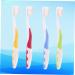 Clispeed Kids Toothbrush Set - 4 Soft Bristle Toothbrushes & Tongue Cleaner for Children & Babies | Oral Care Tools with Silver Ion for Pregnant Women - International Shipping Available - Buy Online on GoSupps.com