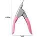 PSGS 1pcs Professional Nail Art Clipper Special Type U Word False Tips Edge Cutters Manicure Colorful Stainless Steel Nail Art Tools (Color : Black) - Buy Online on GoSupps.com