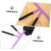 Baluue 3pcs Stainless Steel Eyebrow Ruler Eyebrow Positioning Ruler Eyebrow Stencil Kit 13.8x7cmx3pcs Purplex3pcs - Buy Online on GoSupps.com