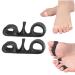 BodyFEET aligners kit body feet alignment kit posture small toe pads separator small toe silicone toe protection toe spreader for hallux valgus pain relief (black)