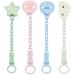 All You Can Clip: Soft Pink Pacifier Chain for Girls | Durable Pacifier Holder for Newborns | International Shipping Available - Buy Online on GoSupps.com