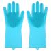 Silicone Gloves Dishwashing Gloves Multifunctional Magic Gloves Bathroom Kitchen Gloves Car Washing Gloves Washing Bowls Gloves Tools