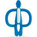 Matchstick Monkey Blue Teether & Gel Applicator - BPA Free Silicone | Easy Grip | 3 Months+ | Original Monkey Design - Buy Online on GoSupps.com