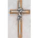 Blue Boys Wall Cross Oak - Made in The USA for Baby Christening - KeegansCatholicTreasures - Baptism Shower Gift - Buy Online on GoSupps.com