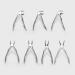 MZLALY DIESS Suit Set - 7 PCs Stainless Steel Tooth Extraction Tongs & Pliers | Professional Dental Tools for Minimally Invasive Procedures - Buy Online on GoSupps.com