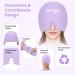NEWGO Migraine Relief Cap - Purple Full Coverage Headache Hat for Cold Therapy and Stress Relief - Buy Online on GoSupps.com