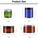 travel pots for cream small pots with lids Pack of 6 Â  100ml Blue Plastic Cream Jars Cosmetic Pots withÂ Clear Lids Containers for Toiletries (Color : Blauw Size : 250ml) 250ml Blauw - Buy Online on GoSupps.com
